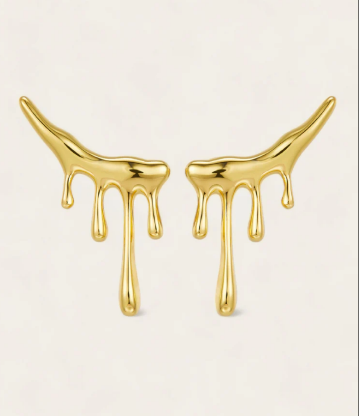 Lava Drop Stud Earrings